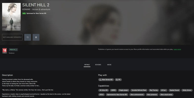 'Silent Hill 2' for Xbox leaks on the Microsoft Store — here's how it ...