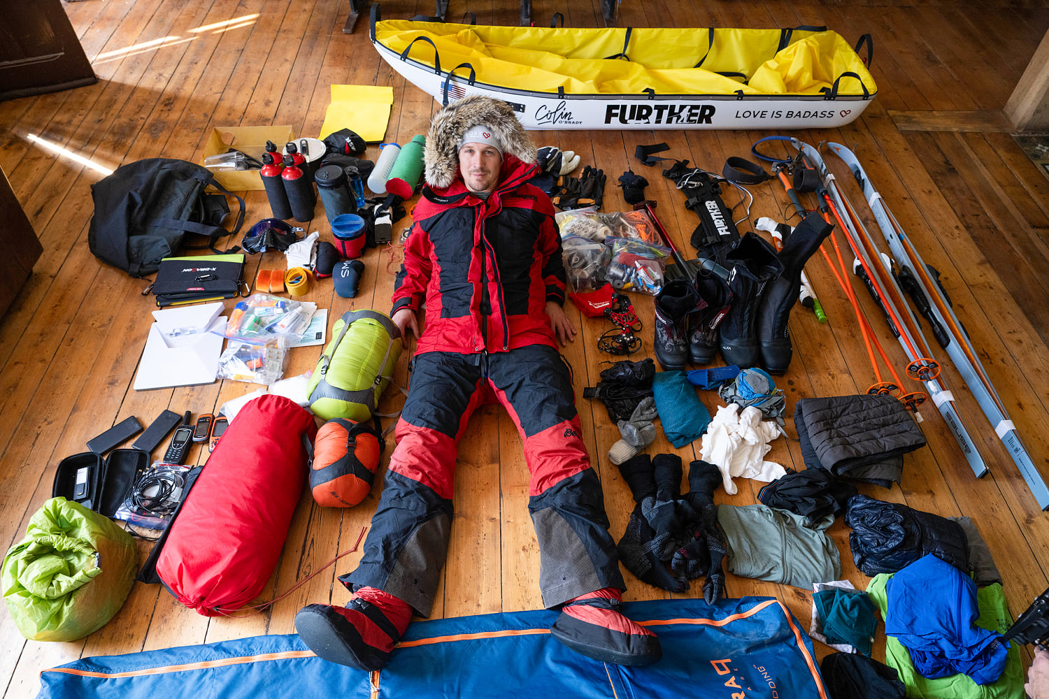 Explorer Colin O'Brady sets out on a record-breaking solo crossing of ...