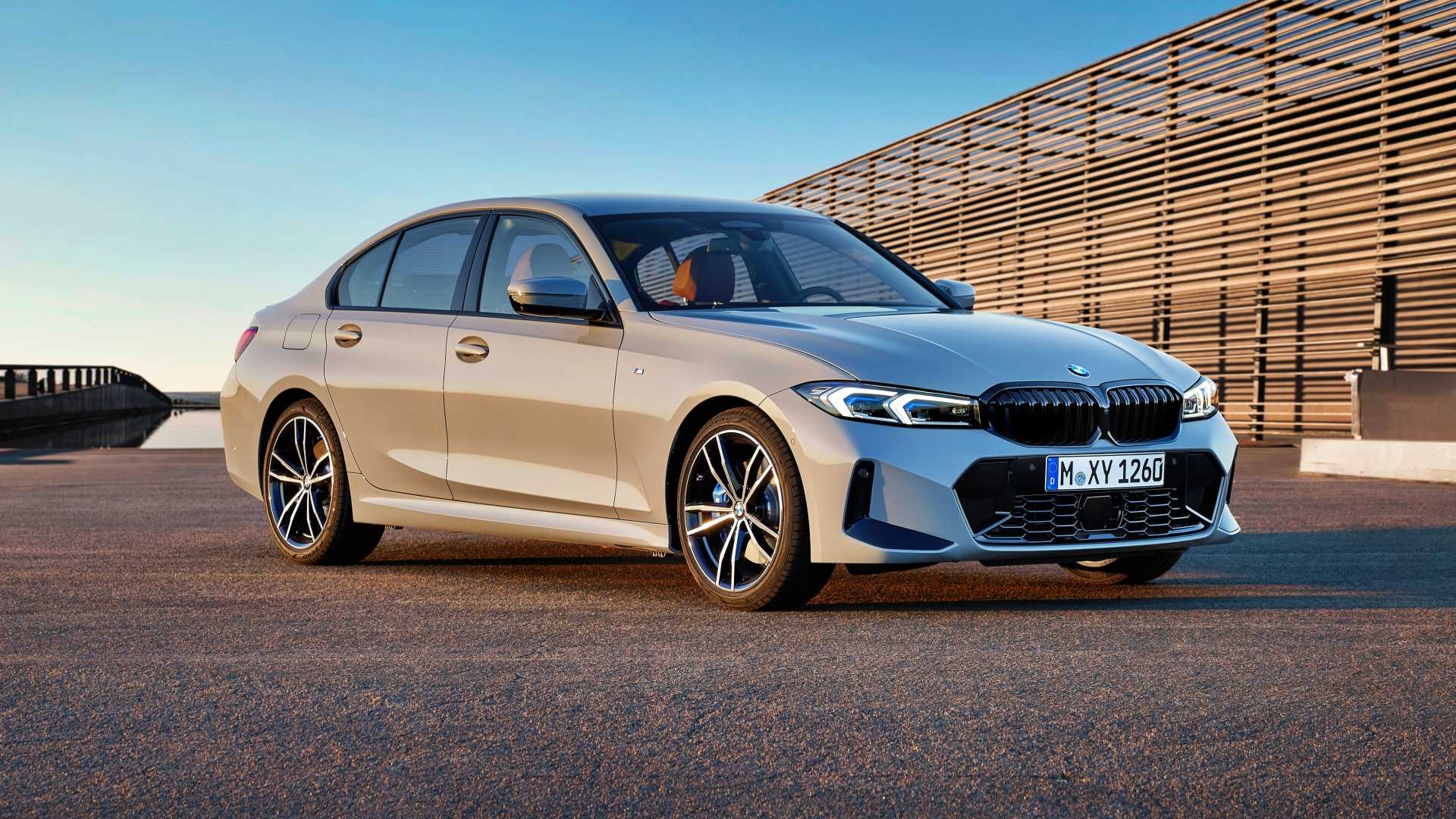 Gray 2022 BMW 3 Series