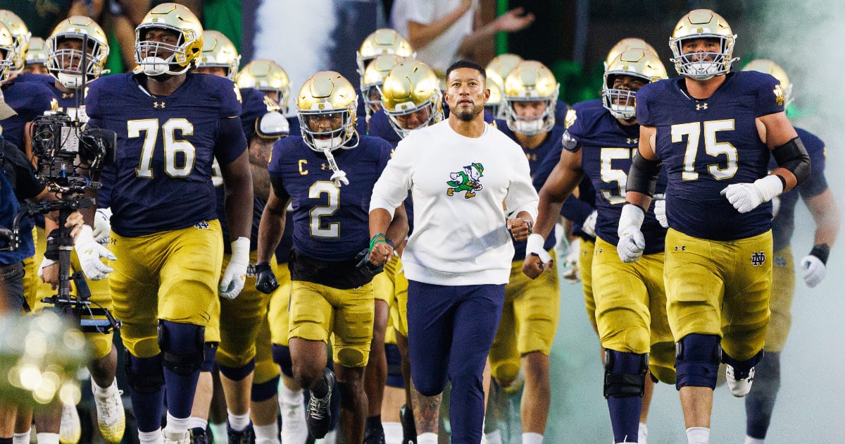 Notre Dame football score predictions Fighting Irish vs. Navy national(02)