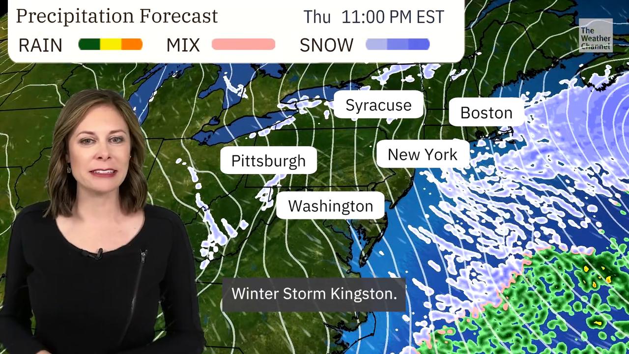Winter Storm Kingston Brings Snow, Ice, Gusty Winds To East