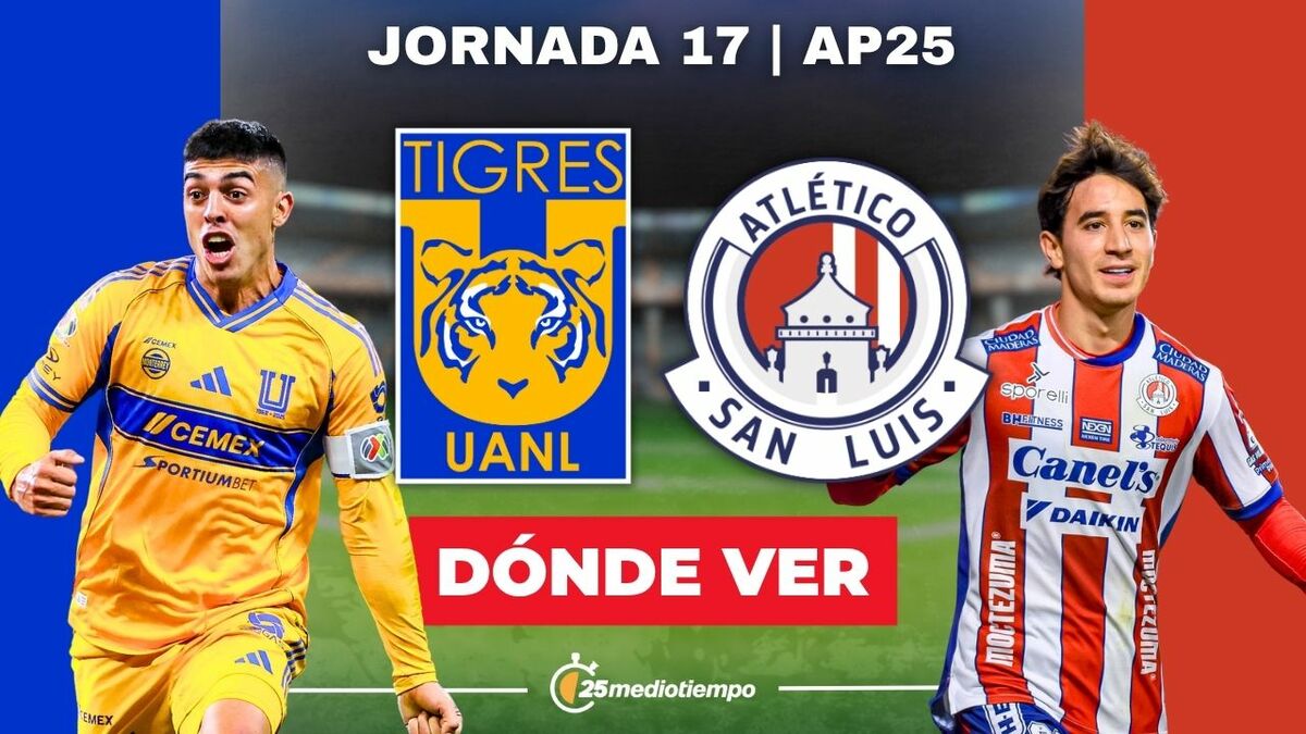 Tigres vs. San Luis EN VIVO. Partido J17 Apertura 2025 HOY