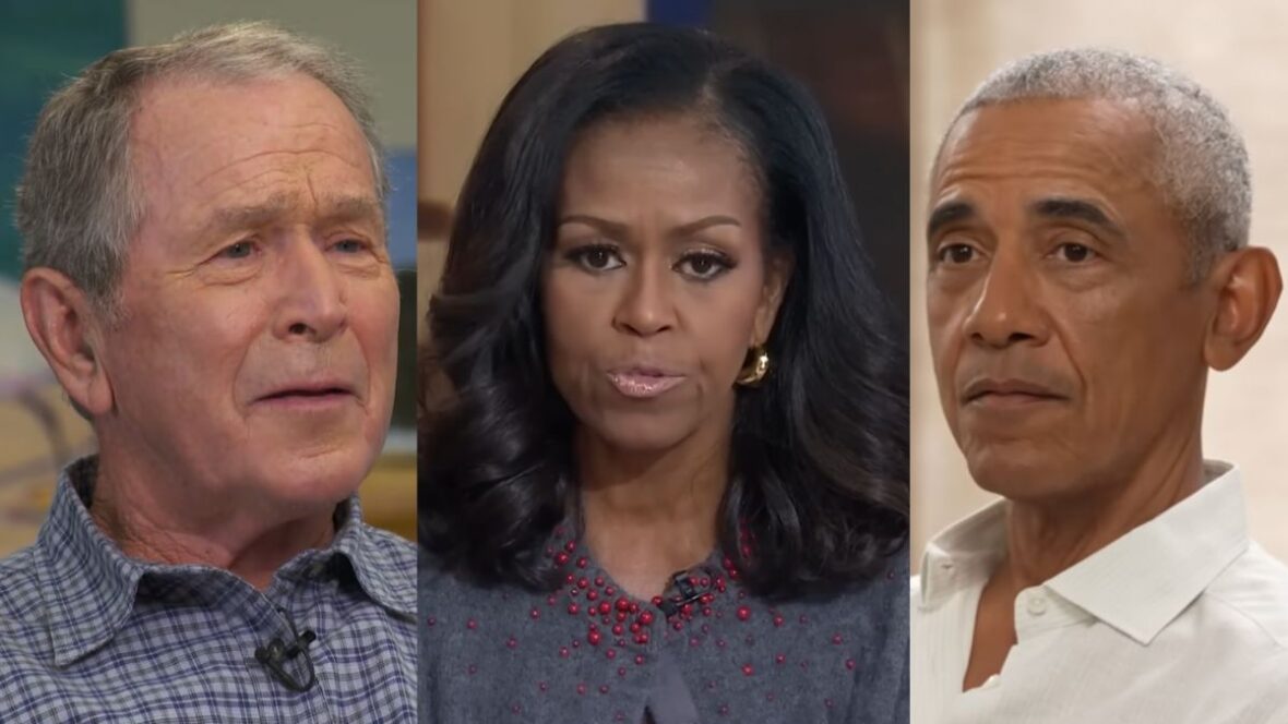 Michelle Obama Discusses Friendship with George Bush