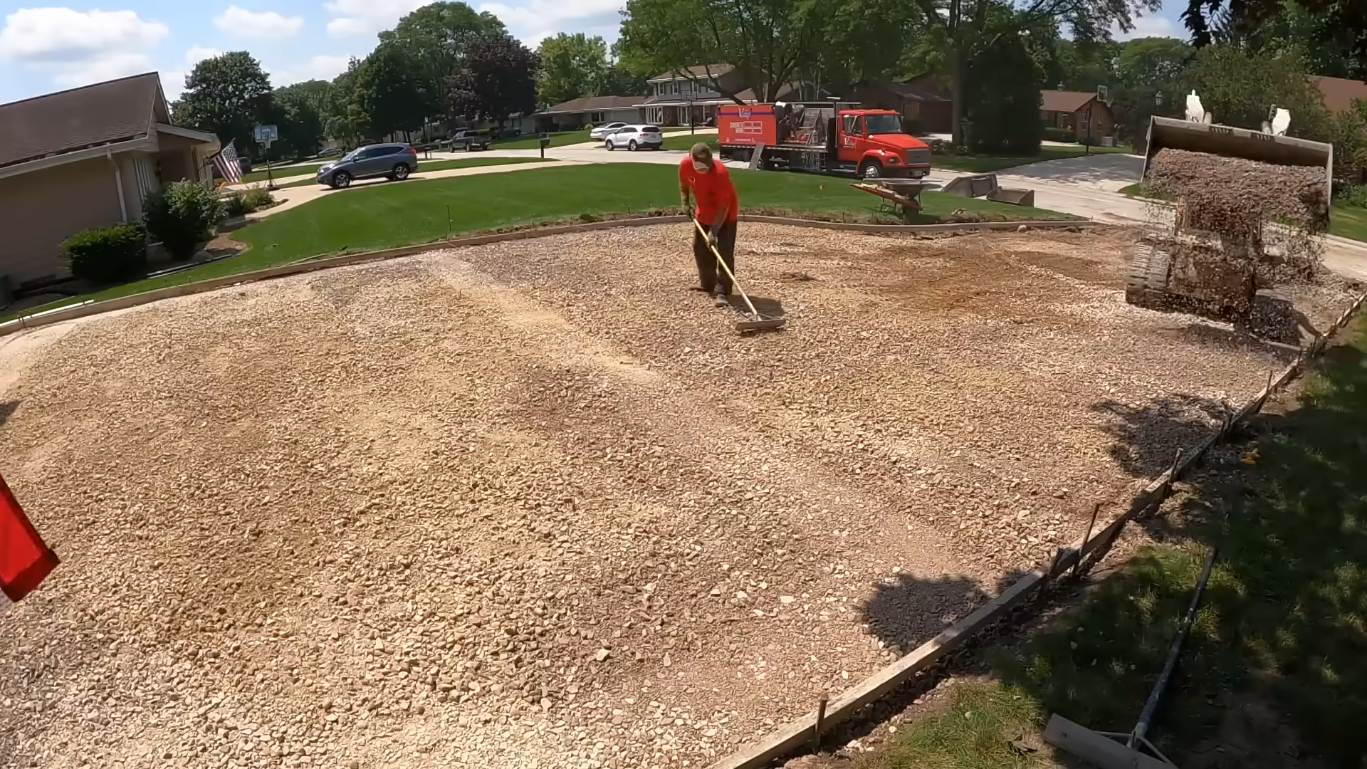 Removing Concrete from the Truck