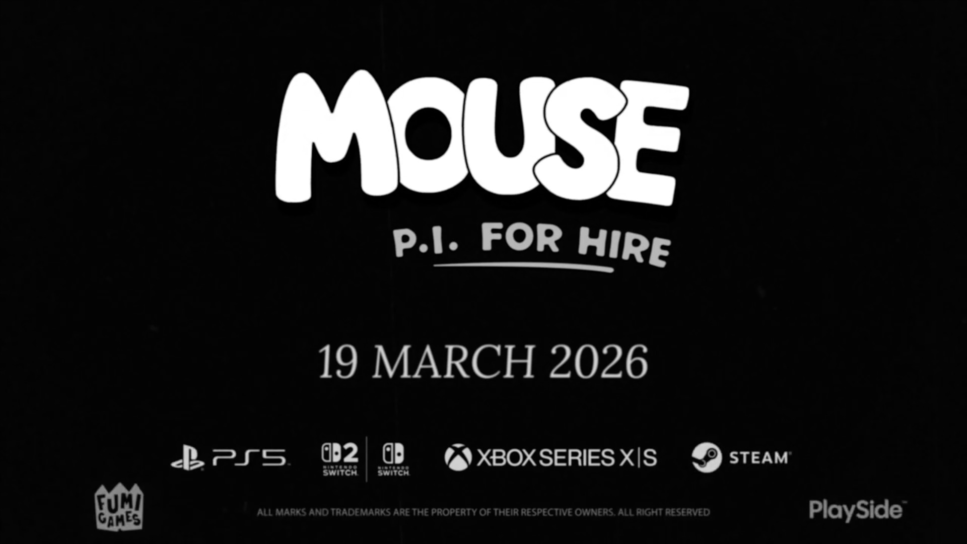 Mouse P I For Hire Official Release Date Trailer