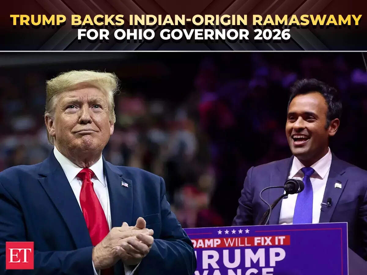 US President Trump backs Indian-origin Vivek Ramaswamy for Ohio ...