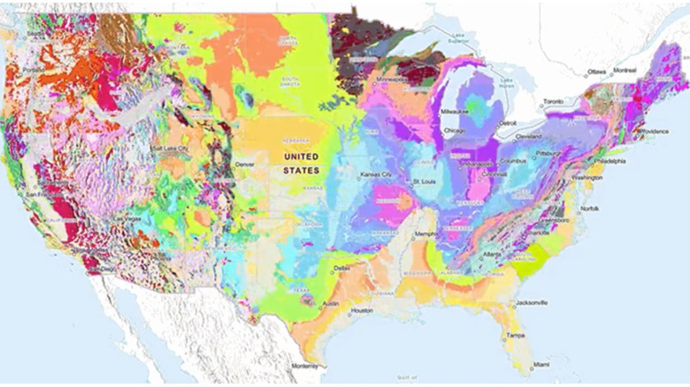 Use This Free Geological Map To See The Rocks Beneath Your Feet ...