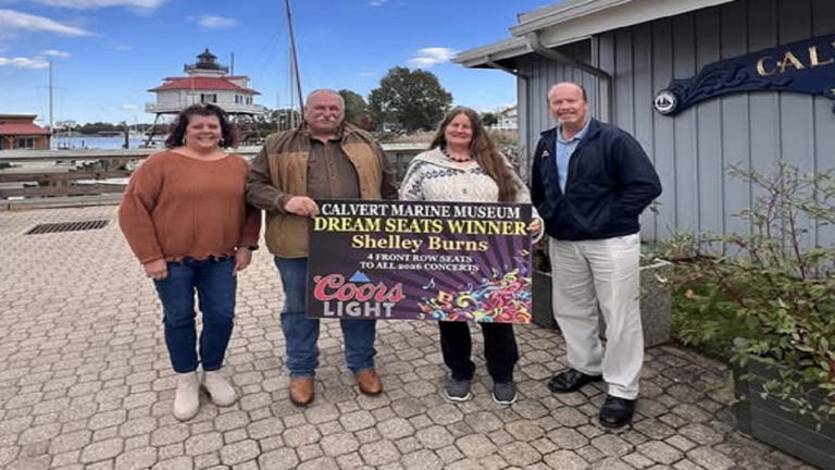 Calvert Marine Museum Raffles Dream Seats for 2026 Series