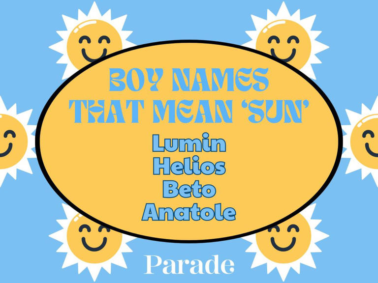 155 Baby Names That Mean 'Sun' for Girls and Boys—Plus, Their Meanings