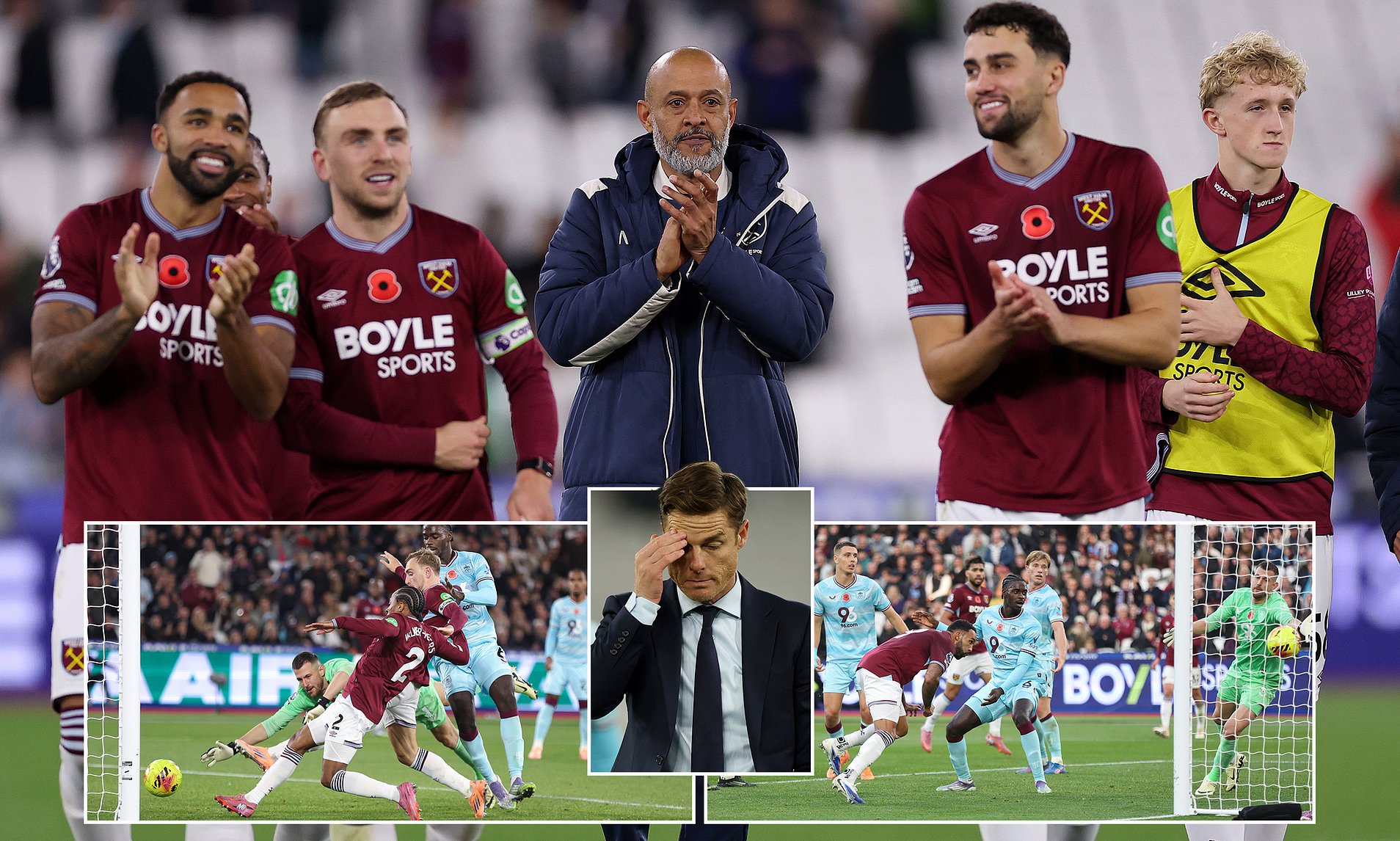 West Ham 3-2 Burnley: Nuno's tactical tweak is working wonders and the ...
