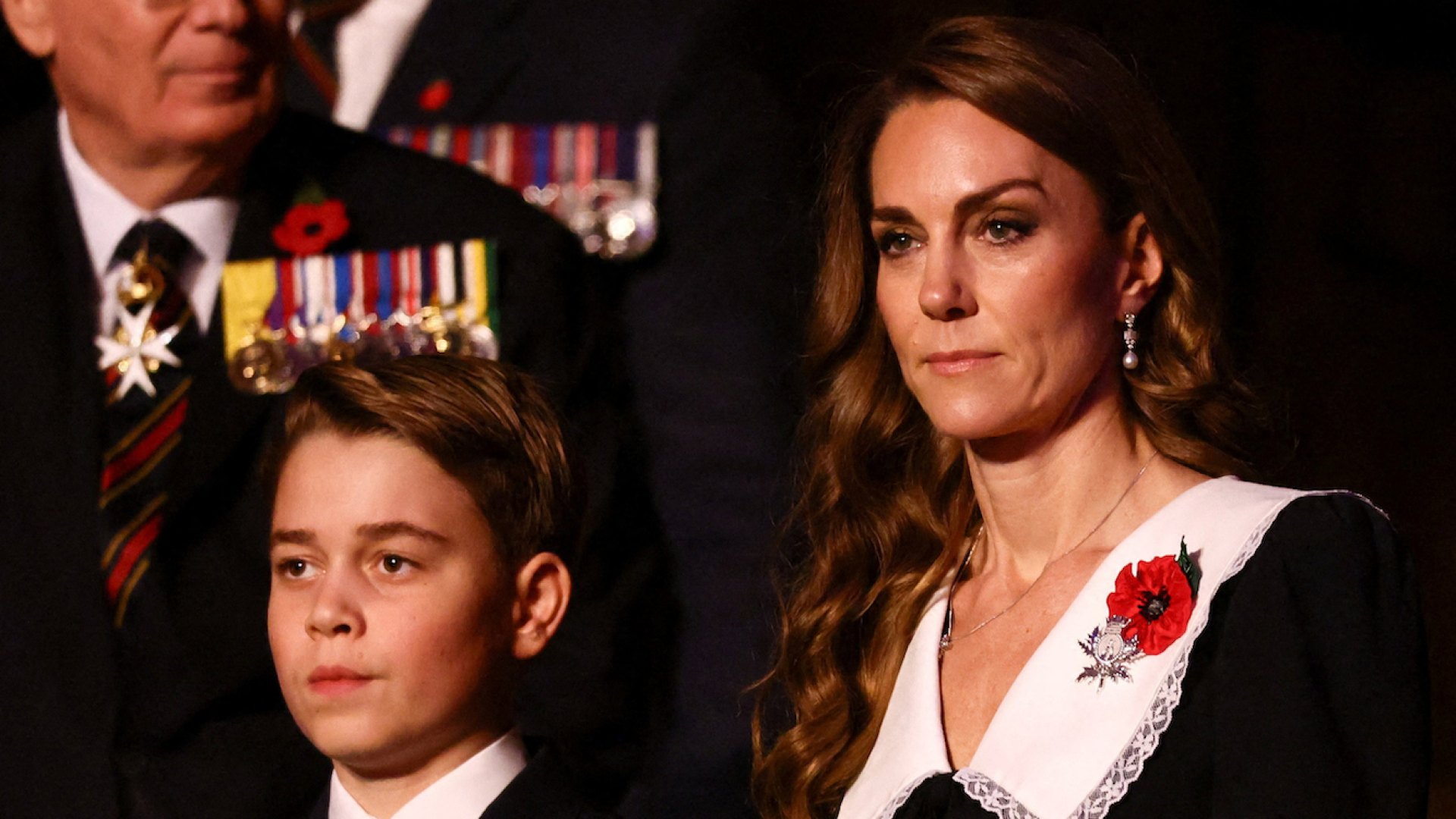Prince George Joins Mom Kate Middleton for His 1st Festival of Remembrance