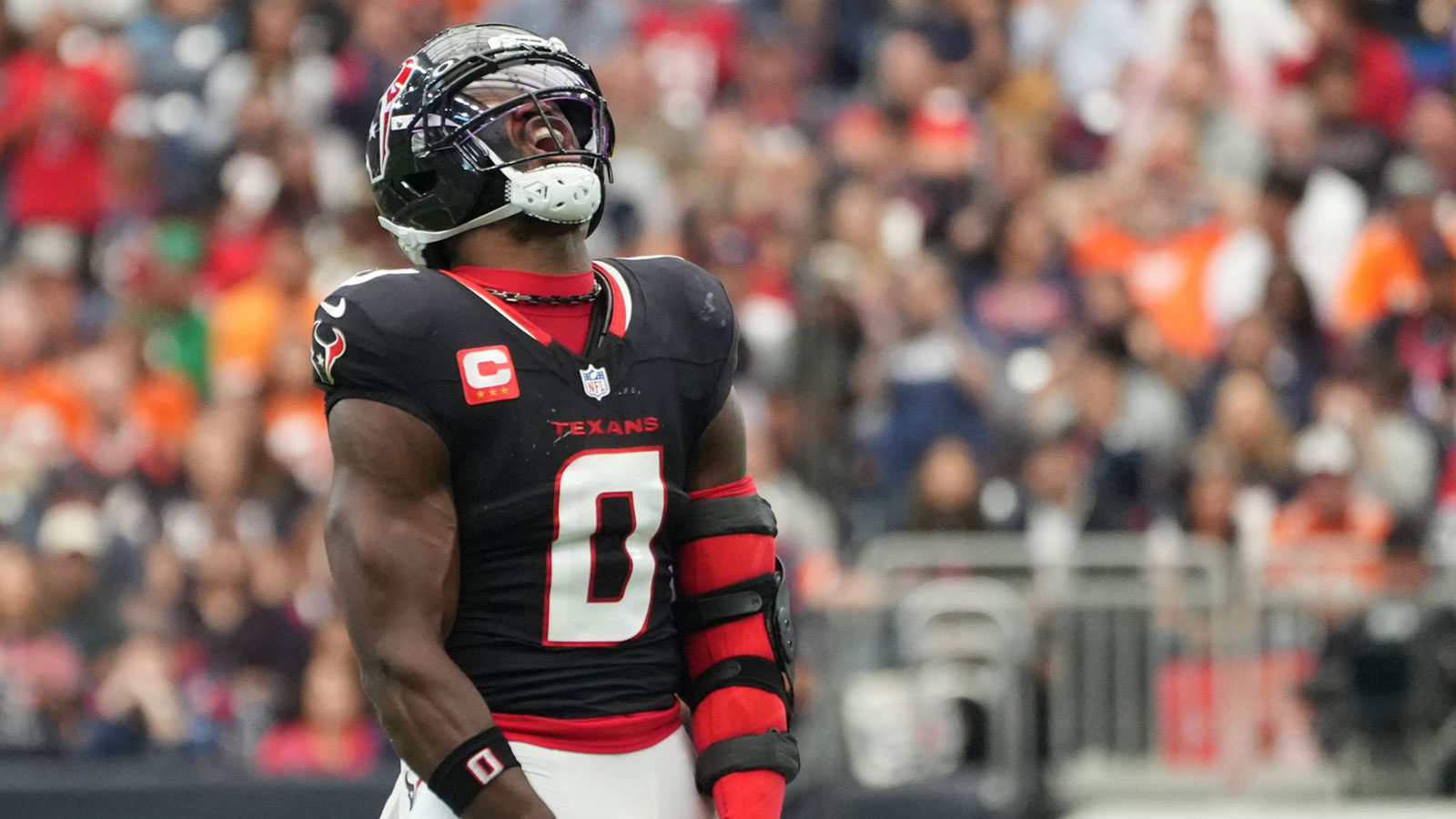 Texans LB Azeez Al-Shaair wears 'stop the genocide' message again ...