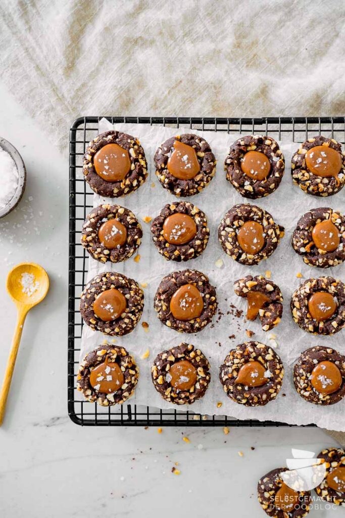 Schoko-Karamell Plätzchen