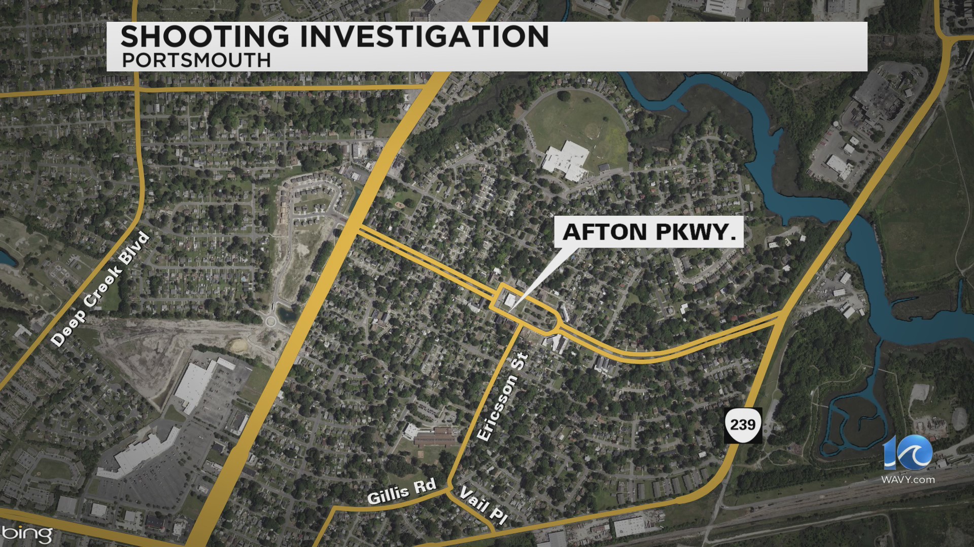 One hospitalized after overnight shooting in Portsmouth