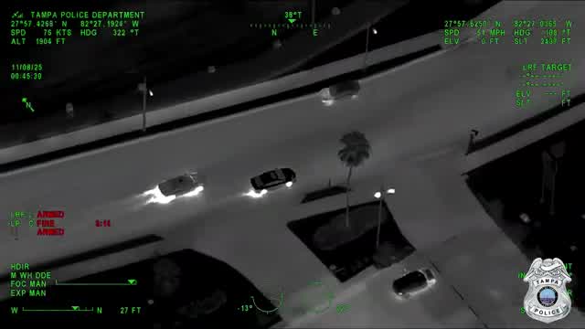 Tampa police release video showing chase leading up to fatal crash