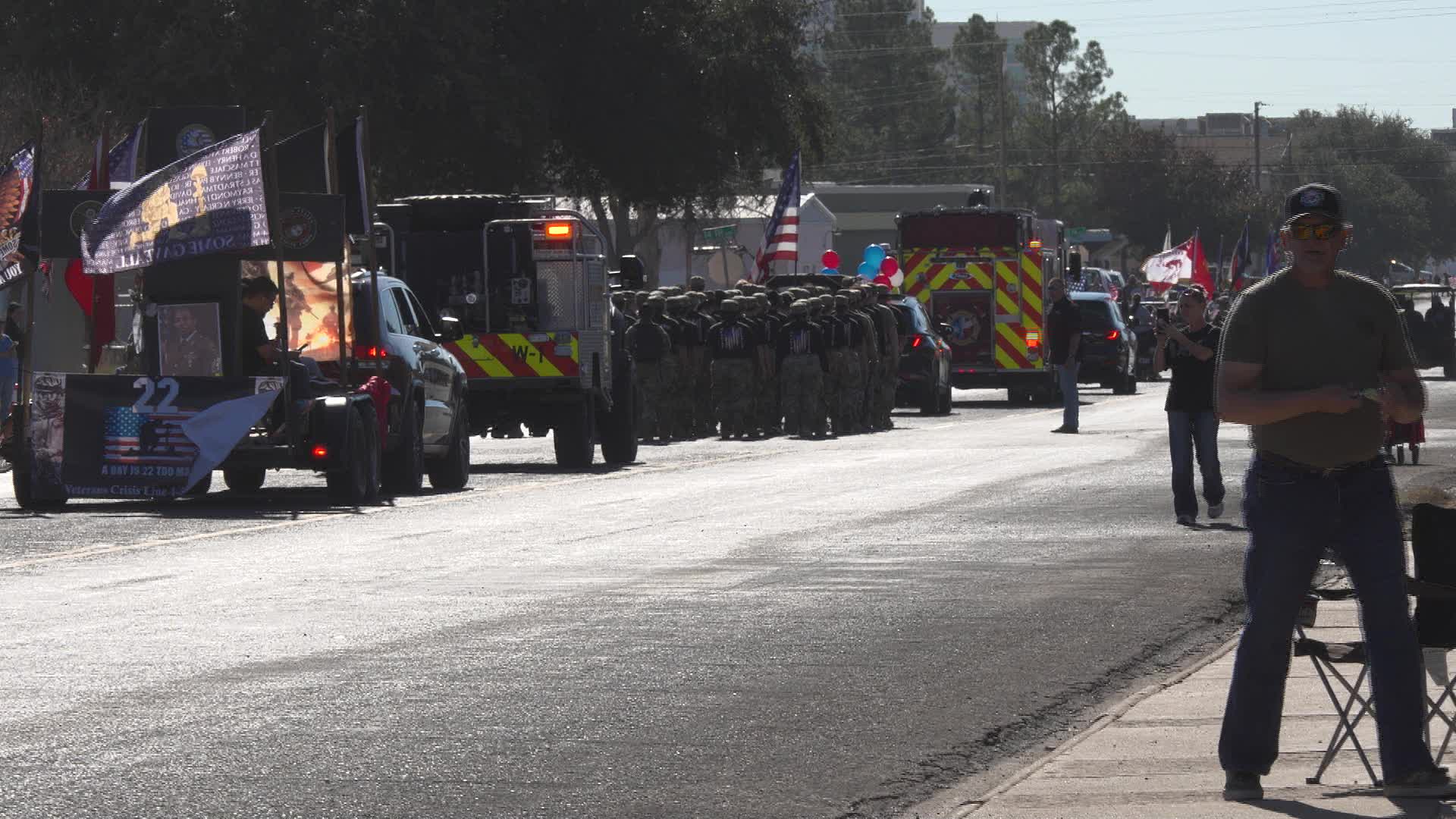 Red, white & rolling through Odessa Saturday Veteran parade