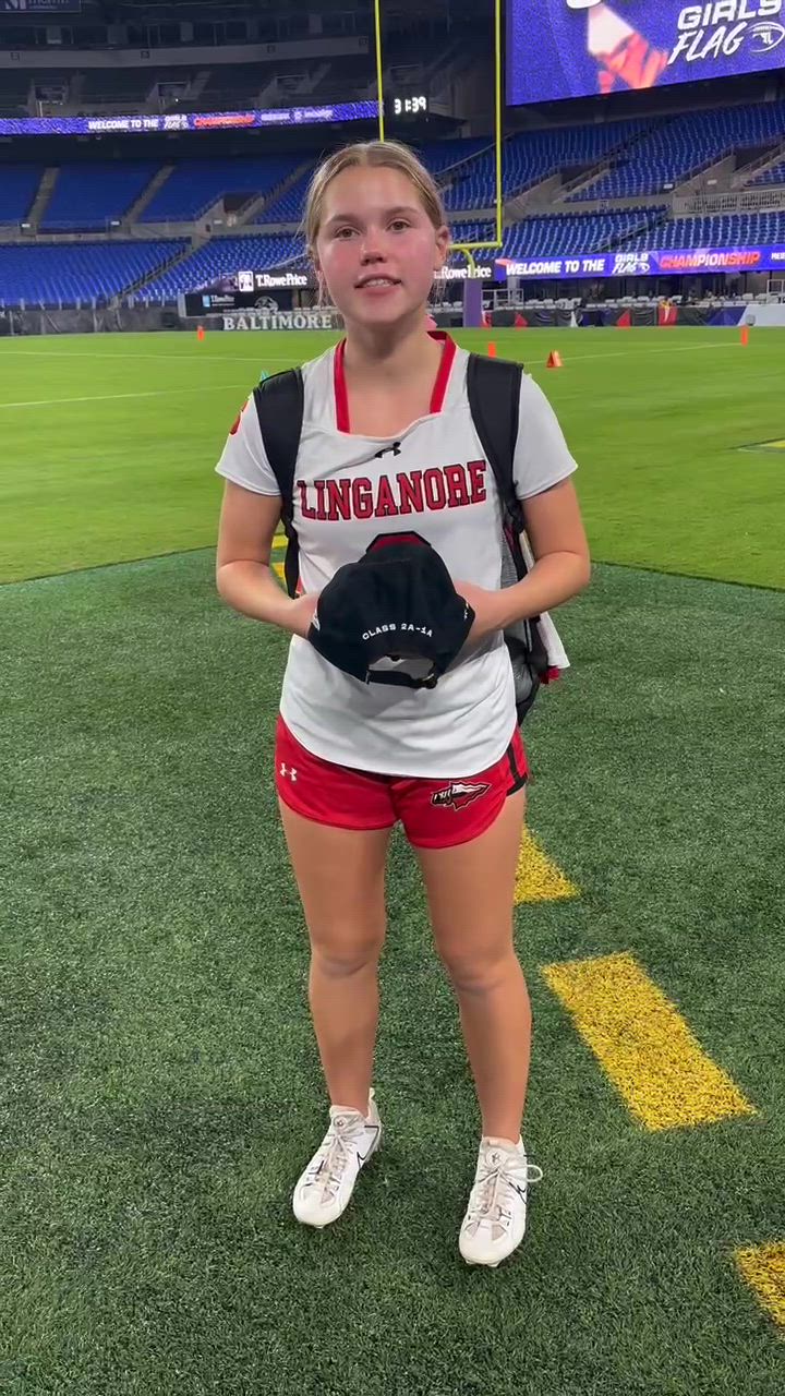 Interview with Lexi Petrie of Linganore flag football 11-8-2025