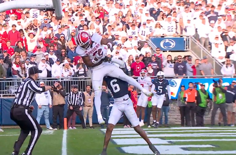 No 2 Indiana Avoids Penn State Upset Thanks To Touchdown Of The Year