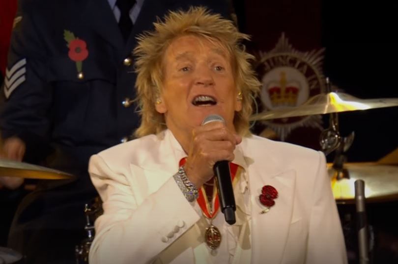 Sir Rod Stewart's Festival of Remembrance performances makes BBC ...