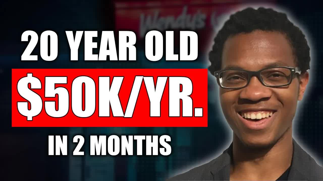 From 20-year-old fast food worker to digital marketer in 2 months!