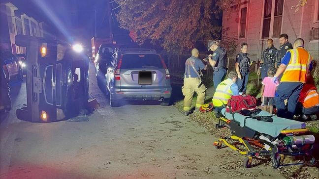 Mother and three children escape with minor injuries after SUV ...