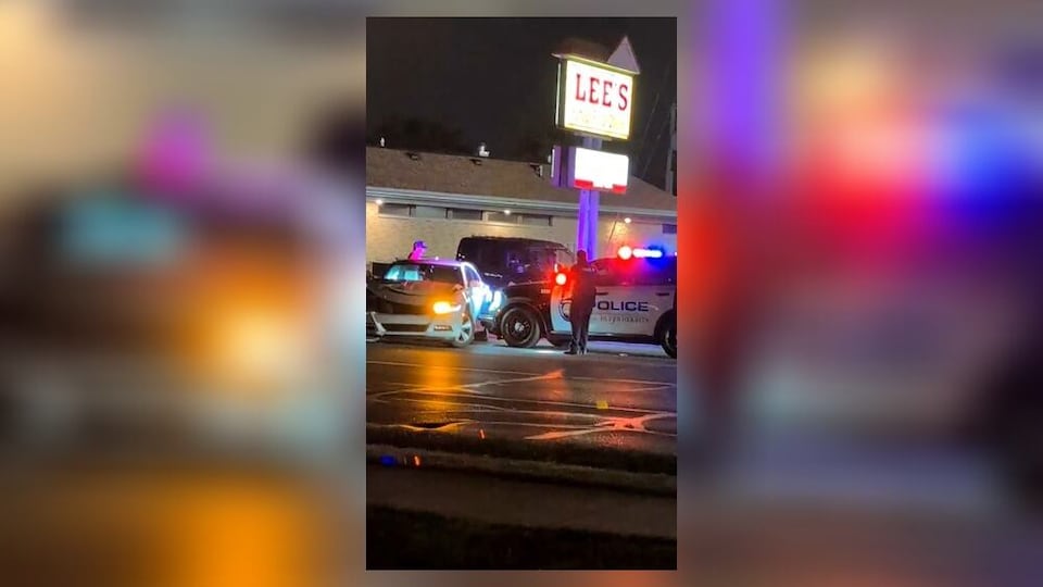Adult in custody after traffic stop leads to crash on busy Huber ...