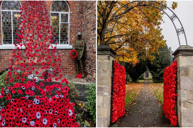Stunning display of 18,000 handmade poppies returns to County Durham ...