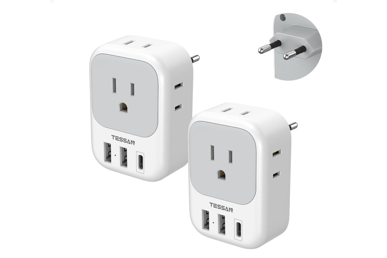 Amazon TESSAN 2 Pack European Plug Adapter