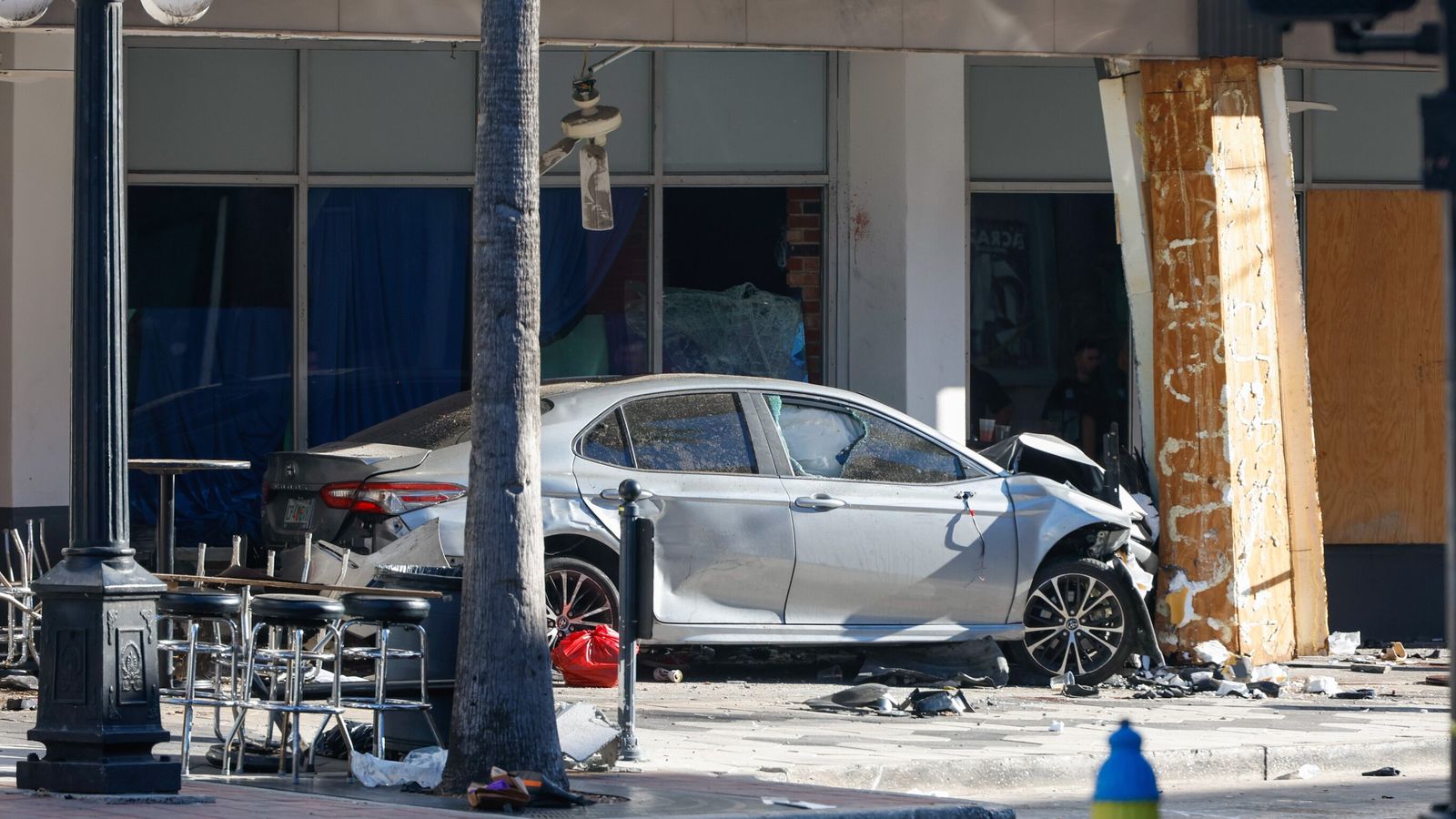 Four killed and 11 injured after car fleeing police smashes into ...