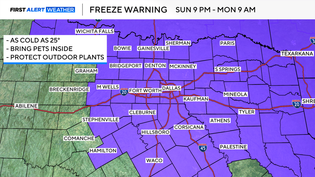 Coldest air of the season is expected as lows reach near freezing ...