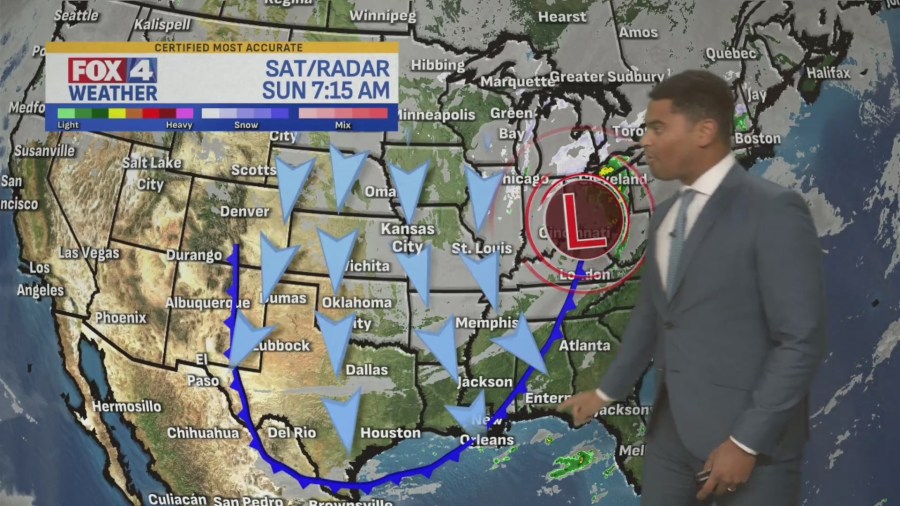 FOX4 Forecast: Cold air is here!