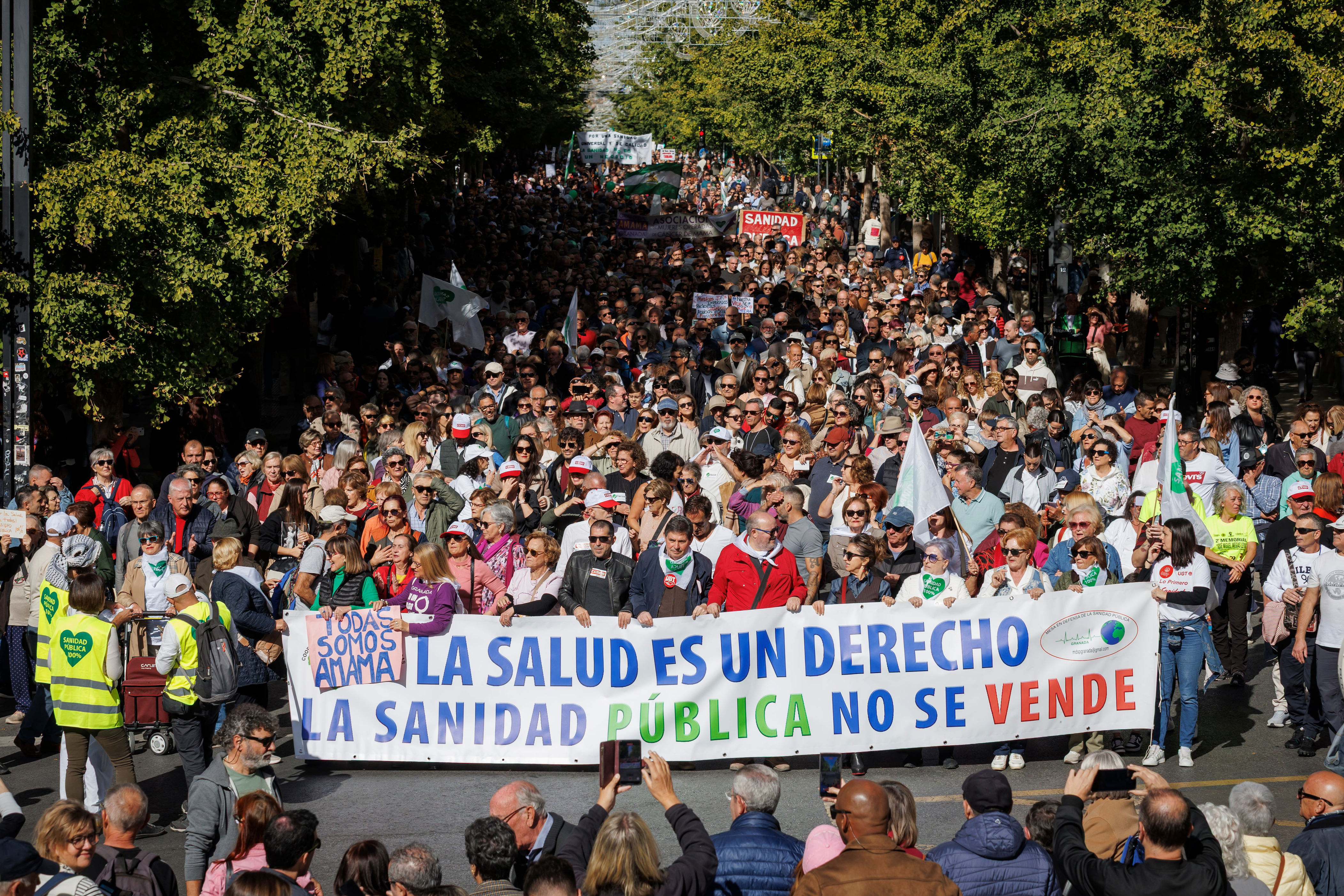 Miles de personas toman las calles andaluzas contra la gestión de ...