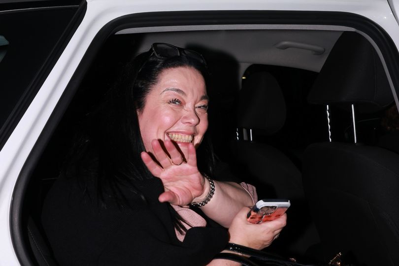Lisa Riley in car