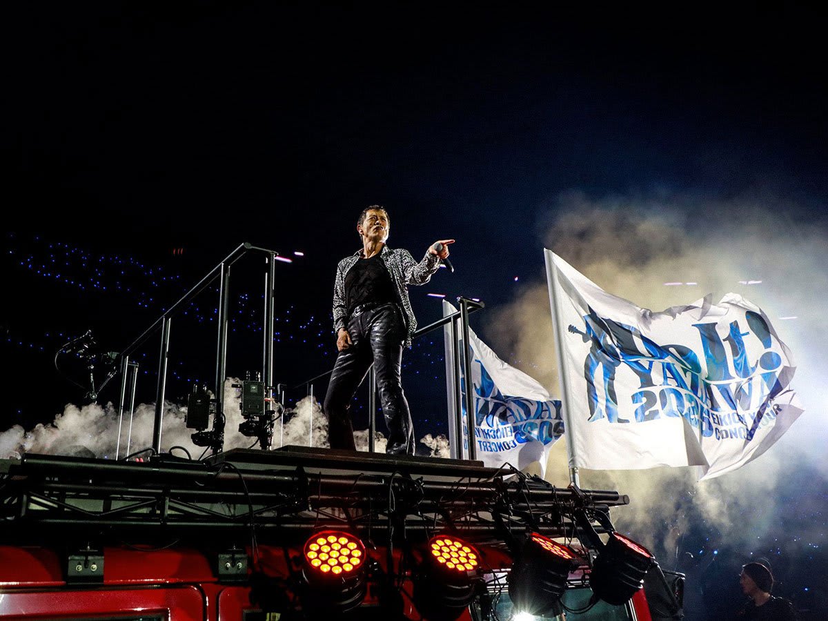 矢沢永吉 ソロデビュー50周年記念ライブで11万人動員「こんなに