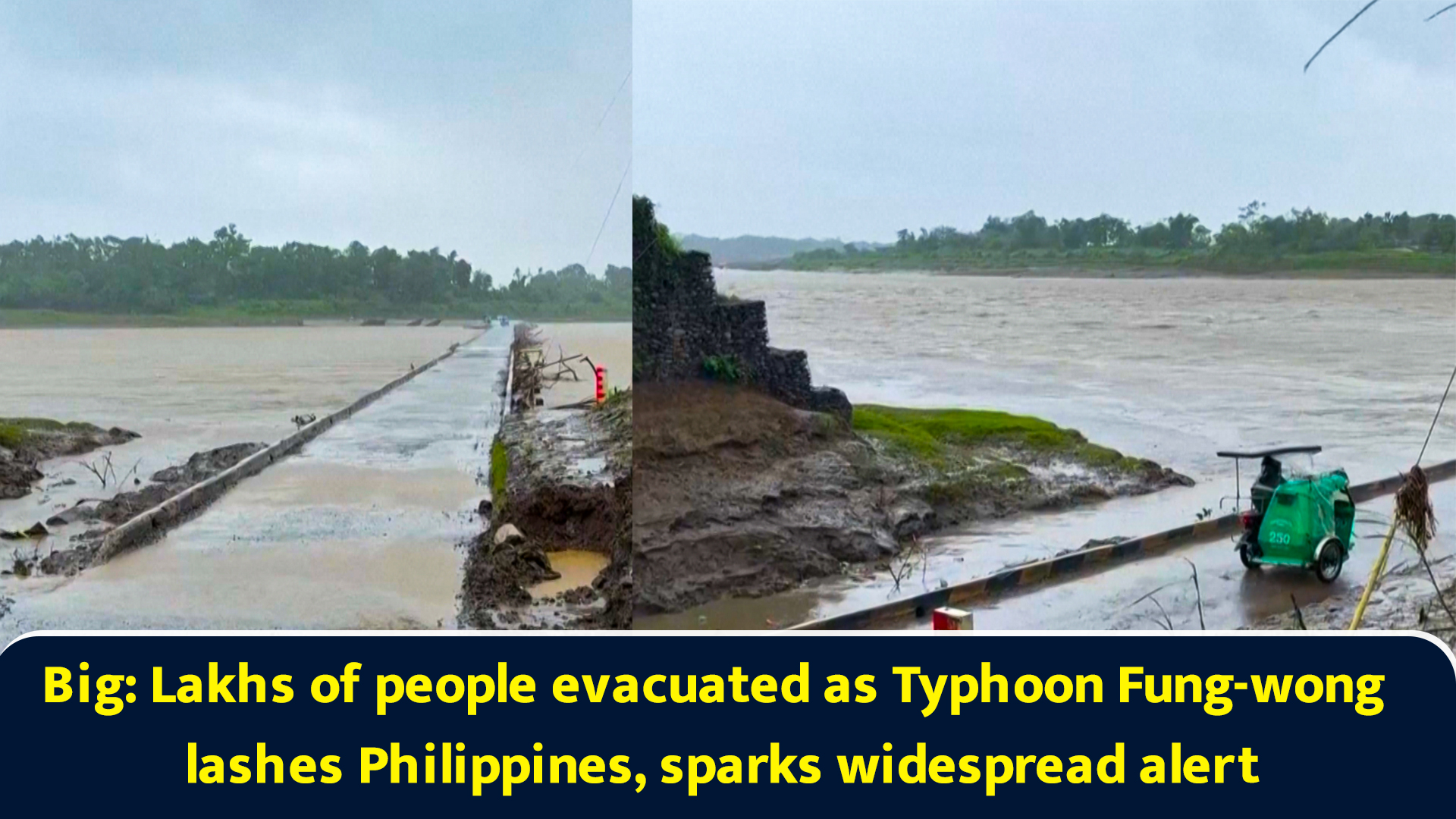 Big: Lakhs of people evacuated as Typhoon Fung-wong lashes Philippines ...