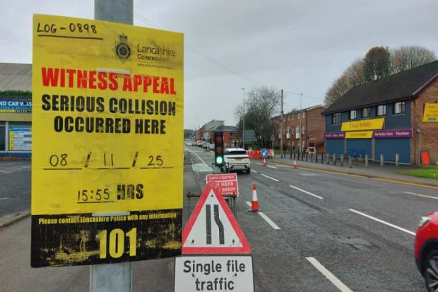 Pedestrian dies after horror crash in Blackburn