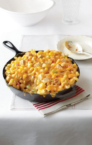 King Ranch Chicken Mac and Cheese
