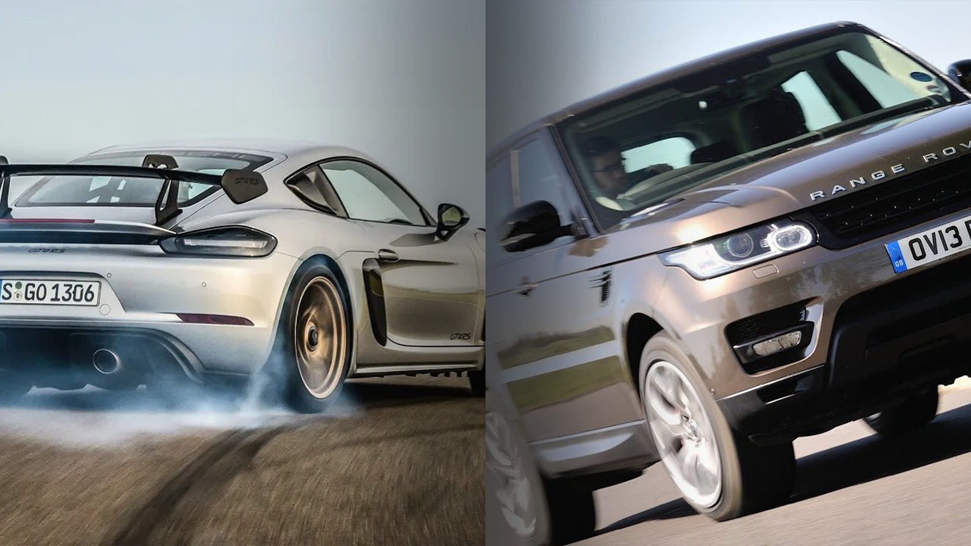 Porsche 718 Cayman GT4 vs Range Rover