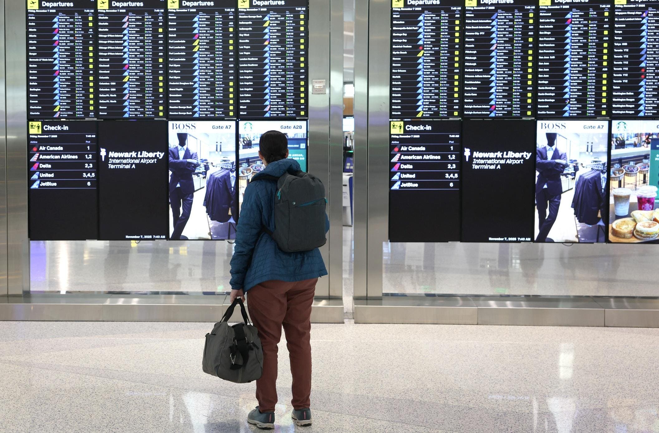 Over 8,500 Flights Disrupted Sunday As Government Shutdown Snarls Air ...