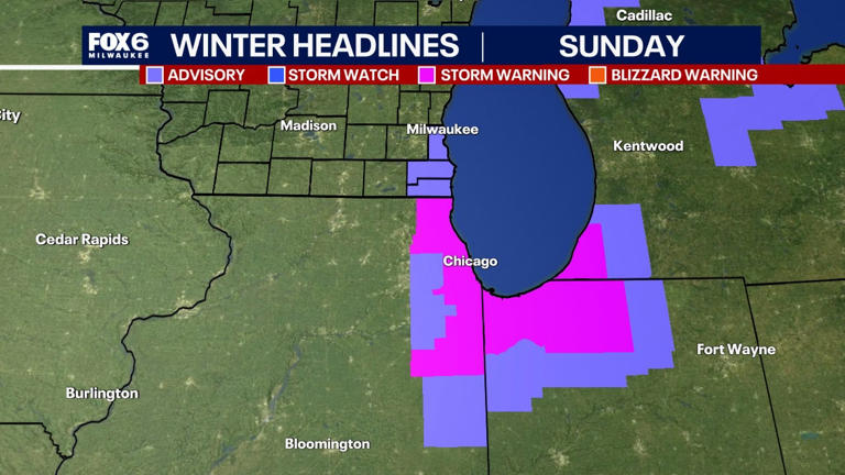Winter weather advisory in southeast Wisconsin