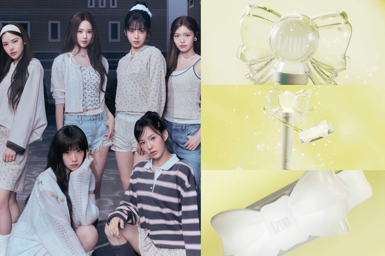 Izna Umumkan Desain Light Stick dan Light Band dengan Konsep Pita Lucu