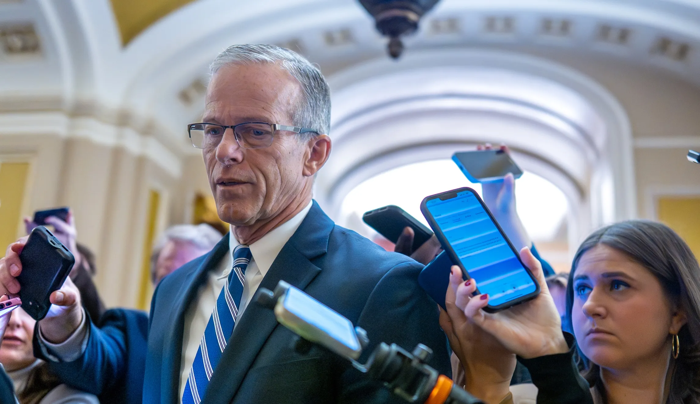 Senate takes first step to reopen government, fueling Democratic split