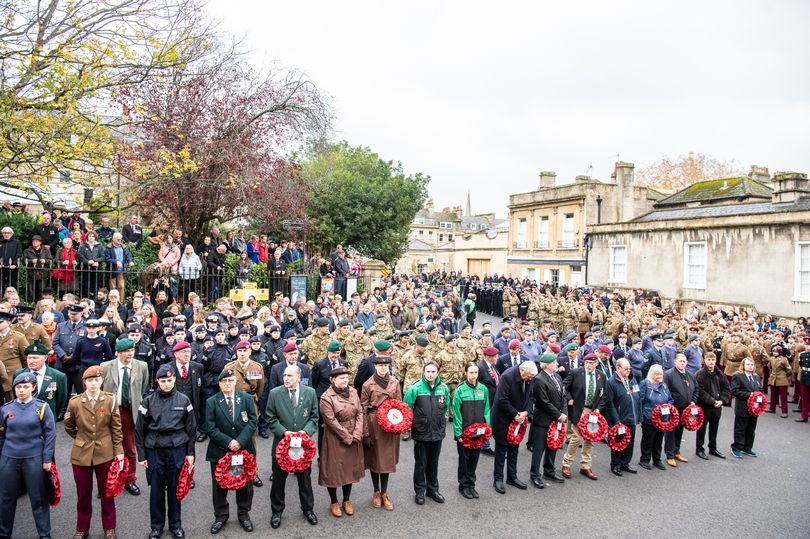 Bath gathers for Remembrance Sunday in touching scenes