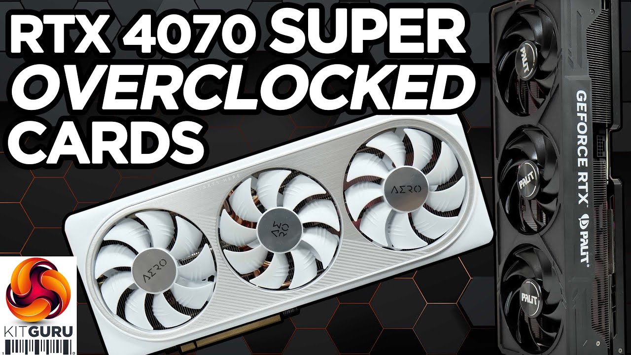 RTX 4070 SUPER overclocked: Gigabyte AERO and Palit JETSTREAM