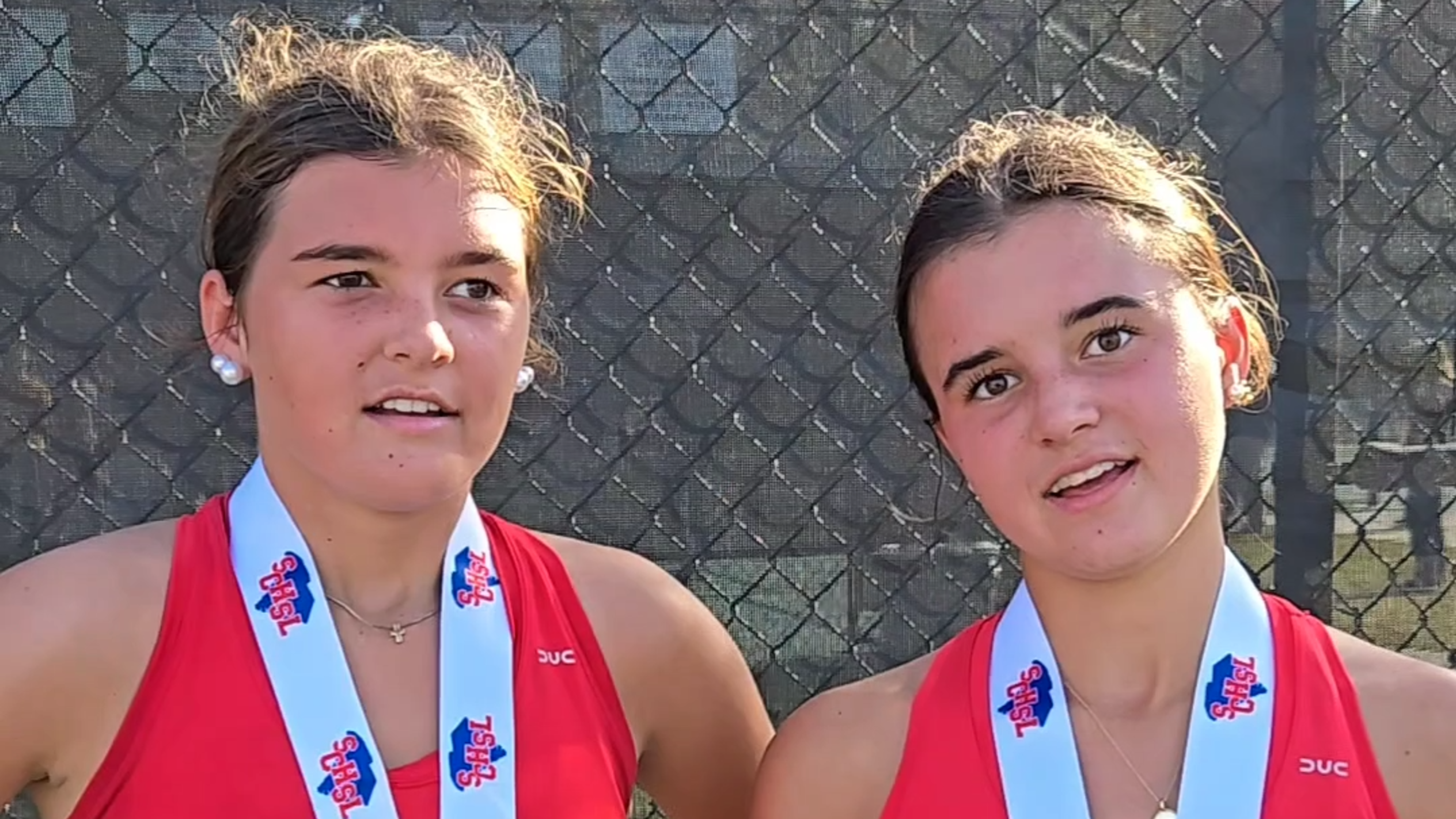 Smith sisters discuss AC Flora girls tennis winning 2025 state championship