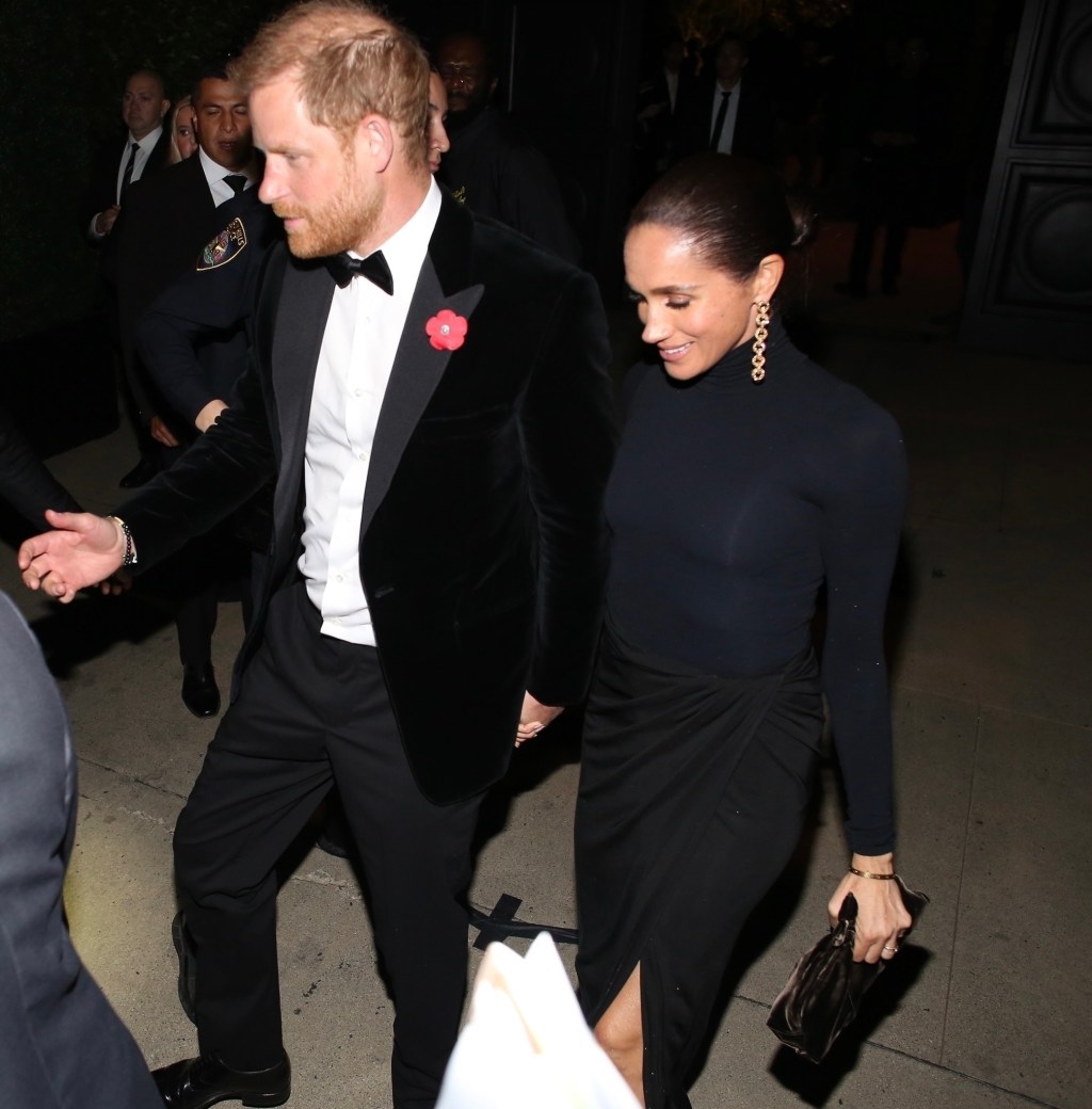 Meghan Markle and Prince Harry get all all glammed up for Kris Jenner’s