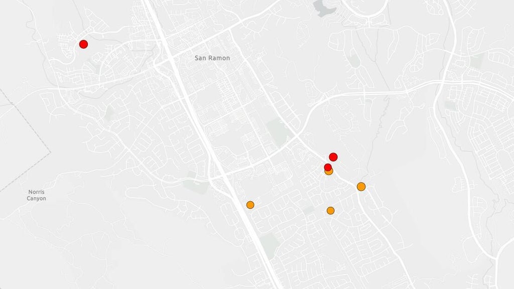 San Ramon hit by multiple earthquakes, with magnitude 3.8 being the ...
