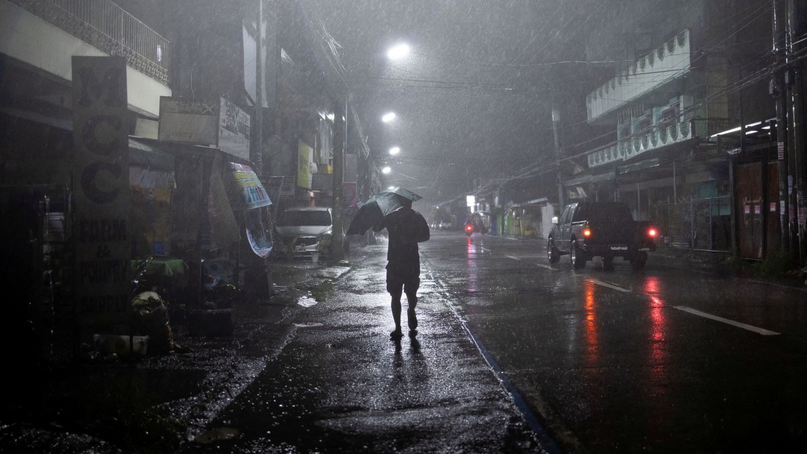 Super Typhoon hits Philippines - with four dead and a million evacuated