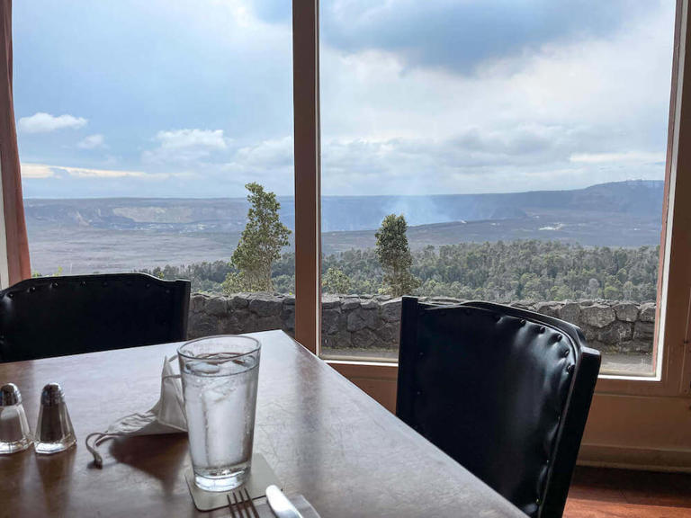 We stayed at Volcano House Hotel twice - is sleeping on a crater rim ...