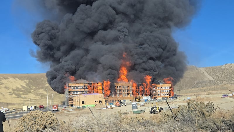 Update: Crews control massive fire at under-construction apartments in Lehi